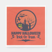 Halloween Trick oder Treat Serviette (Vorderseite)