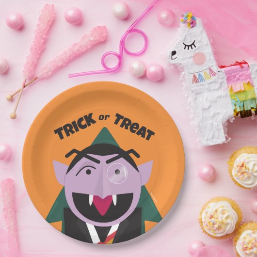 Halloween Trick oder Treat Sesamstraße Pappteller (Party)