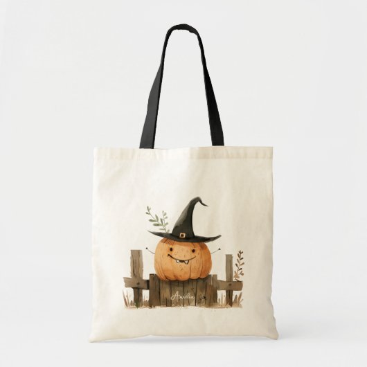 Halloween Trick oder Treat Shoulder Tote Bag Tragetasche (Vorne)