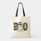 Halloween Trick oder Treat Shoulder Tote Bag Tragetasche (Rückseite)