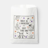 Halloween Trick oder Treat sind keine Monsterbonbo Geschenktütchen (Vorderseite)