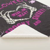 Halloween Trick oder Treat Spooky und Sweet Deco Sherpadecke (3/4)