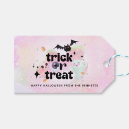 Halloween Trick oder Treat sprichwörtliche Geschen Geschenkanhänger