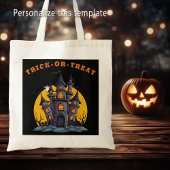 Halloween Trick oder Treat Spuk House Tragetasche