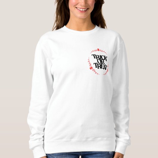 Halloween Trick oder Treat Sweatshirt (Vorderseite)
