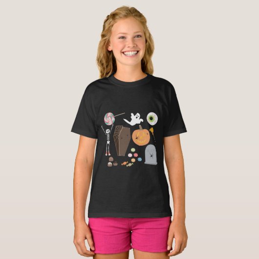 Halloween Trick oder Treat T-Shirt (Vorne ganz)