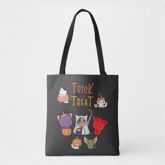Halloween Trick oder Treat Tasche (Vorderseite)
