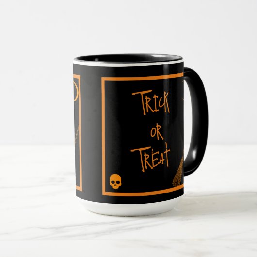 Halloween Trick oder Treat Tasse (VorderseiteRechts)