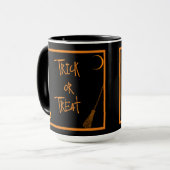 Halloween Trick oder Treat Tasse (Vorderseite Links)
