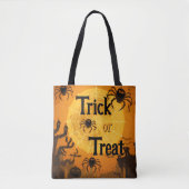 Halloween Trick oder Treat Tote Bag Tasche (Vorderseite)