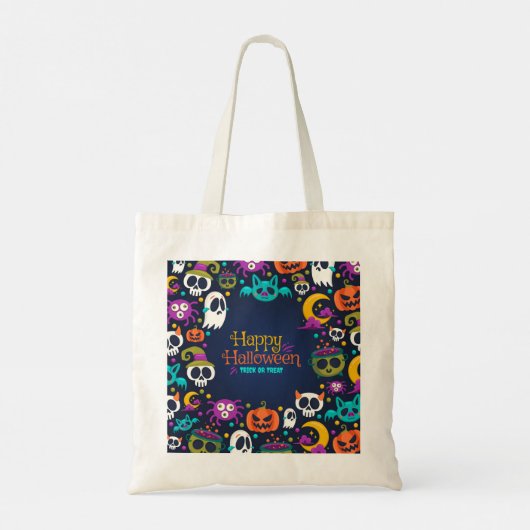 Halloween Trick oder Treat Tote Bag Tragetasche (Rückseite)