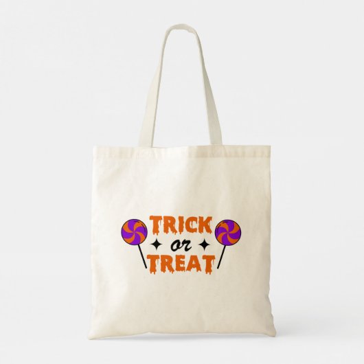 Halloween Trick oder Treat Tote Bag Tragetasche (Rückseite)