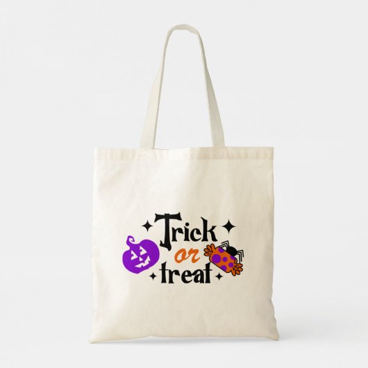 Halloween Trick oder Treat Tote Bag Tragetasche (Rückseite)