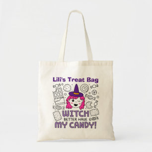 Halloween Trick oder Treat Tote Bag Tragetasche