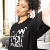 Halloween Trick oder Treat Typografie Sweatshirt