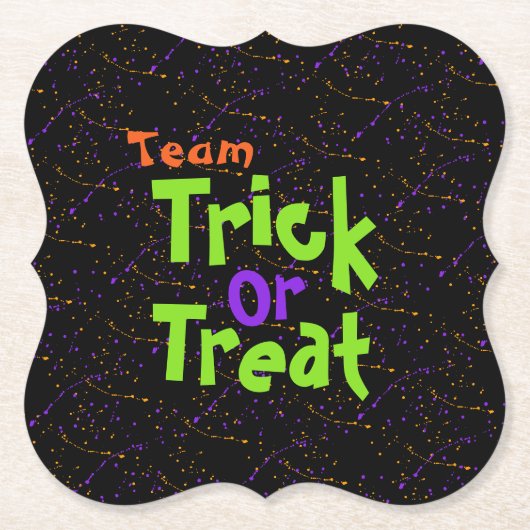 Halloween / Trick oder Treat / Untersetzer (Vorderseite)