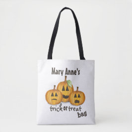 Halloween Trick oder Treat Whimsical Jack O'Lanter Tasche