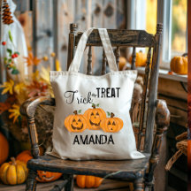 Halloween Trick oder Treat Whimsical Pumpkin