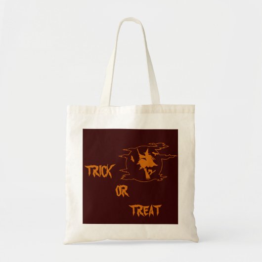 Halloween Trick oder Treat Witte Tote Bag Tragetasche (Vorne)