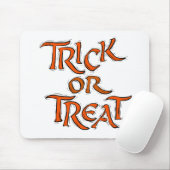 Halloween Trick oder Treat Words Mousepad (Mit Mouse)