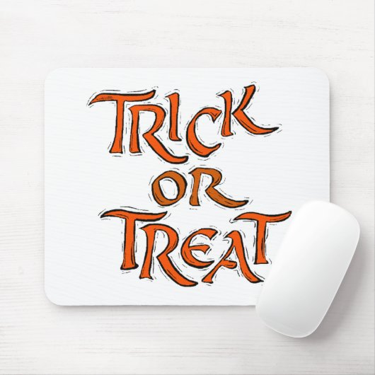 Halloween Trick oder Treat Words Mousepad (Mit Mouse)
