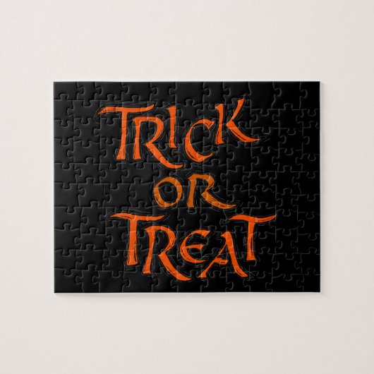Halloween Trick oder Treat Words Puzzle (Horizontal)