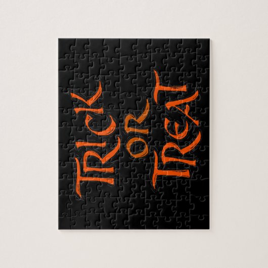Halloween Trick oder Treat Words Puzzle (Vertikal)