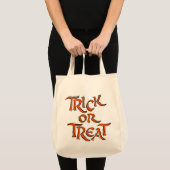 Halloween Trick oder Treat Words Tragetasche (Vorderseite (Produkt))