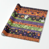 Halloween Trick oder Treat Wrapping Paper Geschenk Geschenkpapier (Ungerollt)