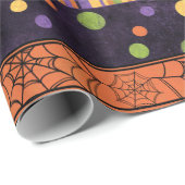 Halloween Trick oder Treat Wrapping Paper Geschenk Geschenkpapier (Rolleneckpunkt)