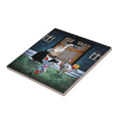 Halloween Trick oder Treatenten Fliese (Seite)