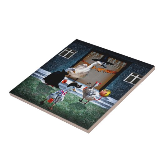 Halloween Trick oder Treatenten Fliese (Seite)