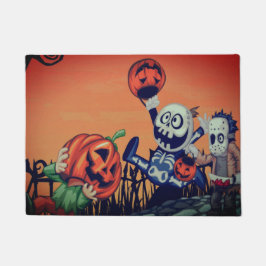 Halloween Trick oder Treaters Fußmatte