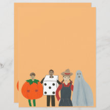 Halloween Trick oder Treaters in Kostümbildband