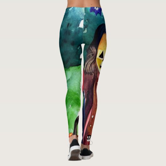Halloween Trick oder Treaters Leggings (Rückseite)