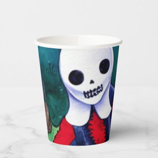 Halloween Trick oder Treaters Pappbecher (Links)