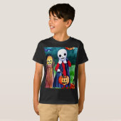 Halloween Trick oder Treaters T - Shirt (Vorne ganz)