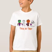 Halloween Trick oder Treaters T - Shirt (Vorderseite)