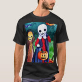 Halloween Trick oder Treaters T-Shirt (Vorderseite)