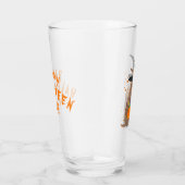 Halloween Trick-oder-Treating Armadillo Witch Texa Glas (Rechts)