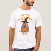 Halloween Trick-oder-Treating Armadillo Witch Texa T-Shirt (Vorderseite)