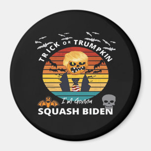 Halloween Trick oder Trumpkin Horror Kostüm Classi Magnet