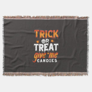 Halloween Trick or Treat Give Me Candies Decke