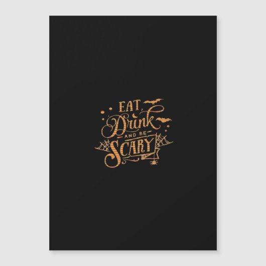 Halloween Trick Or Treat Magnetkarte (Vorderseite)