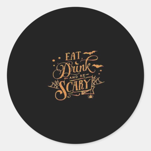 Halloween Trick Or Treat  Runder Aufkleber (Vorderseite)