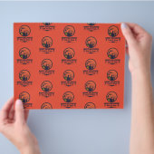 Halloween Trick or Treat Scrapbook Paper Flyer (Hand)