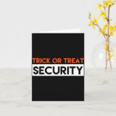 Halloween Trick Or Treat Security -y Big Brother, Karte (Gelbe Blume)