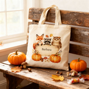 Halloween-Trick-or-Treat-Tasche für Waldtiere  Tragetasche