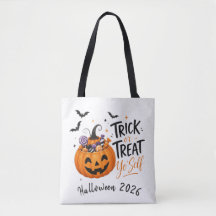 Halloween Trick or Treat Yo' Self Tote