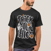 Halloween Trick und Leckerei T-Shirt (Vorderseite)